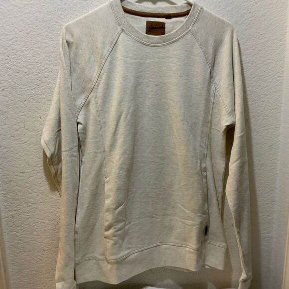 JEREMIAH cream  Cotton Pullover Crewneck - Picture 2 of 7